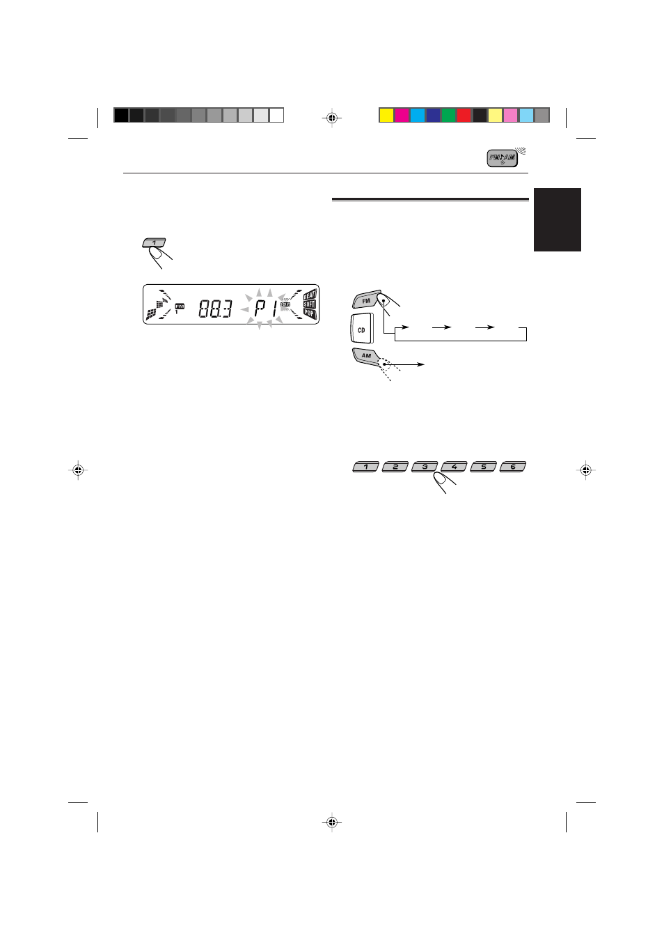 Tuning in to a preset station | JVC KD-S821R User Manual | Page 9 / 114