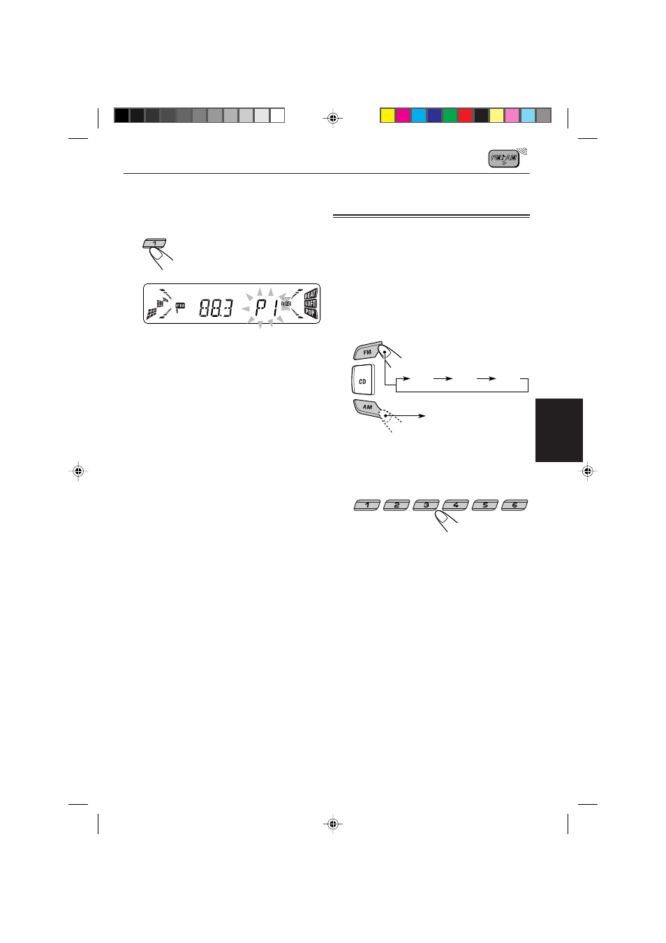 Afstemmen op een voorkeuzezender | JVC KD-S821R User Manual | Page 93 / 114