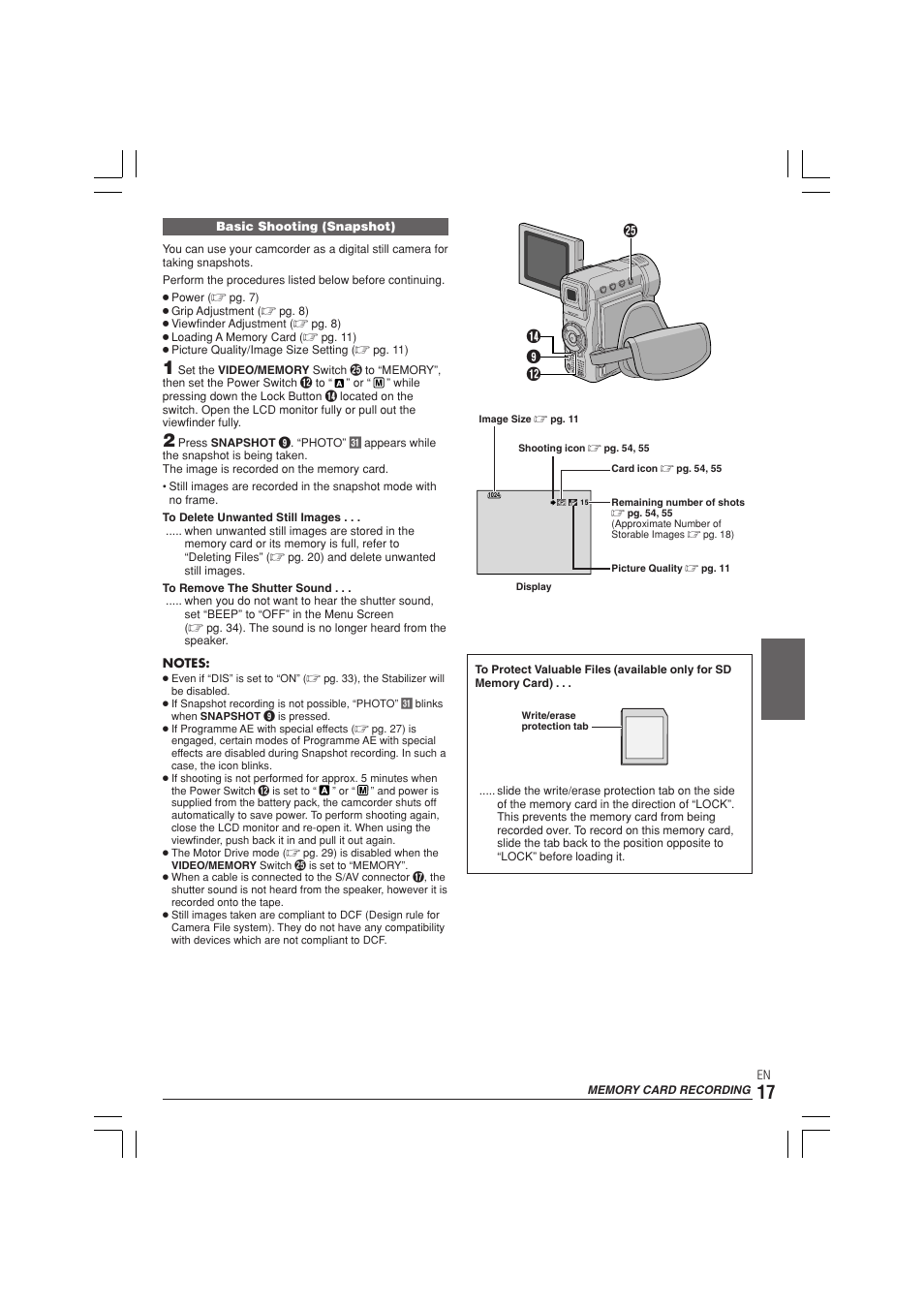 T@ $ 9 | JVC GR-DX300  EN User Manual | Page 17 / 60