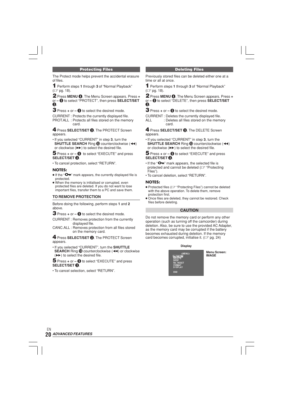 JVC GR-DX300  EN User Manual | Page 20 / 60