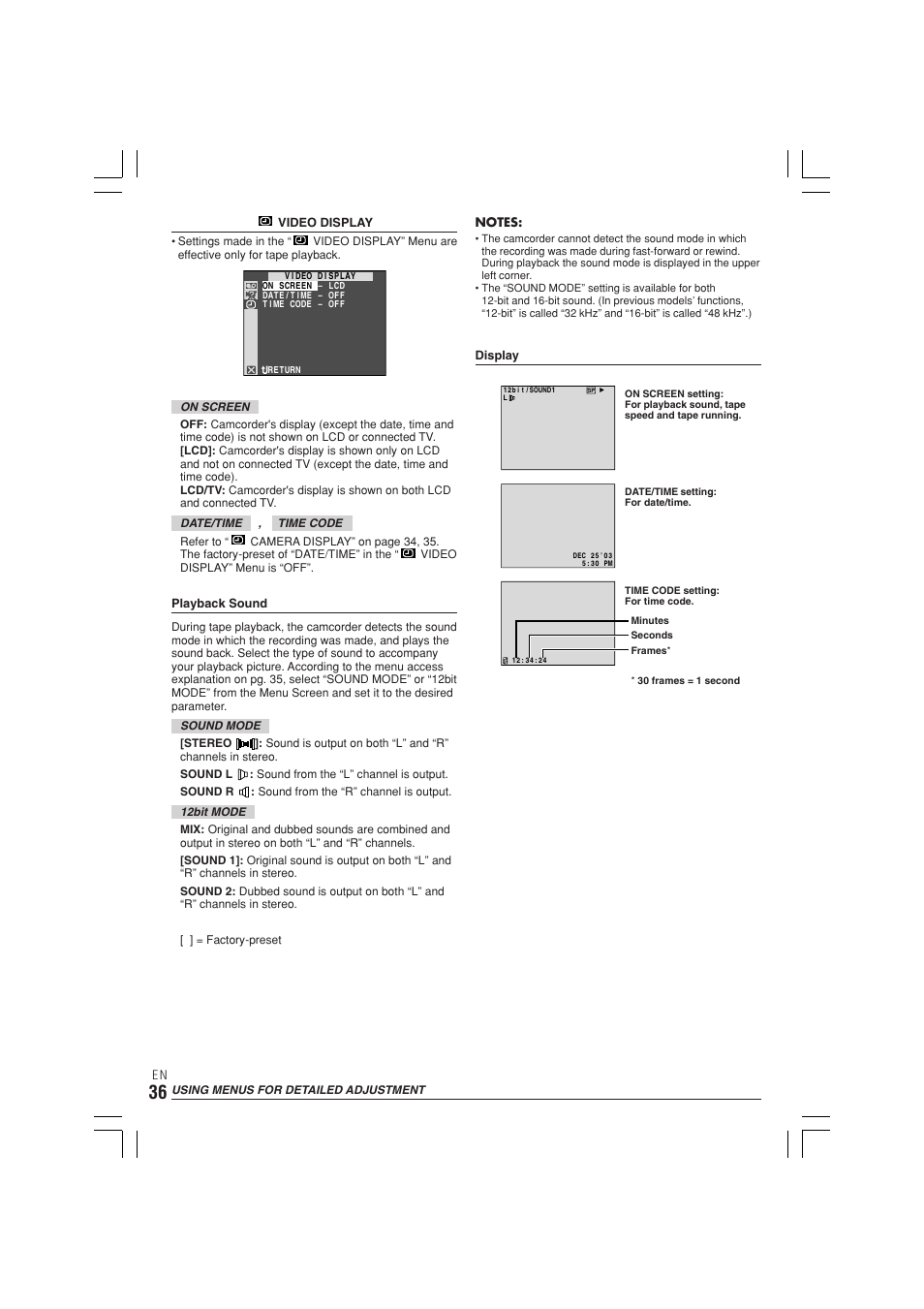JVC GR-DX300  EN User Manual | Page 36 / 60