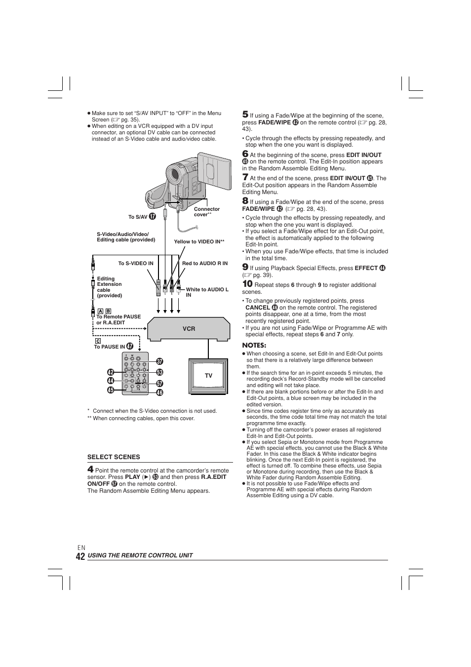 JVC GR-DX300  EN User Manual | Page 42 / 60