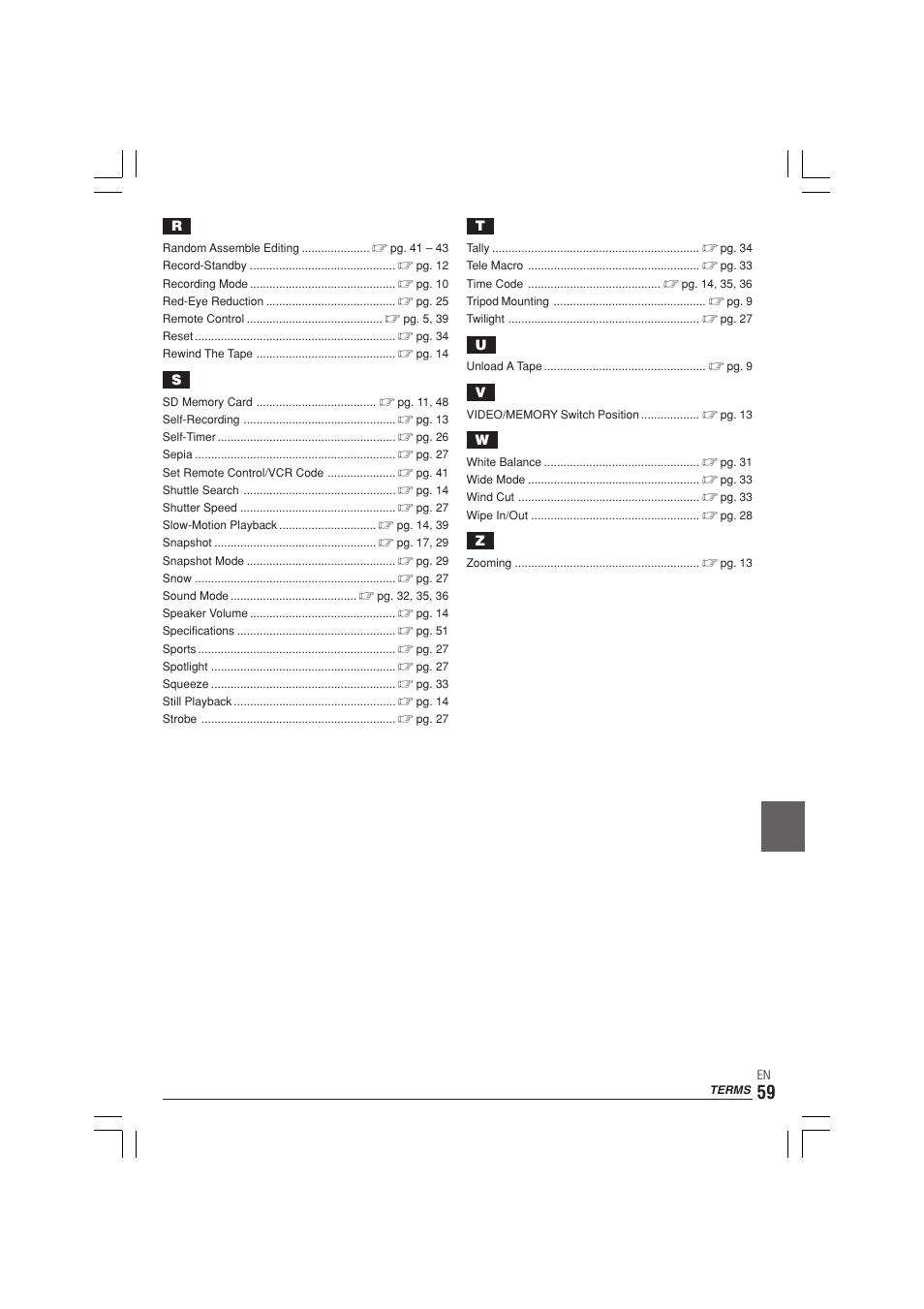 JVC GR-DX300  EN User Manual | Page 59 / 60