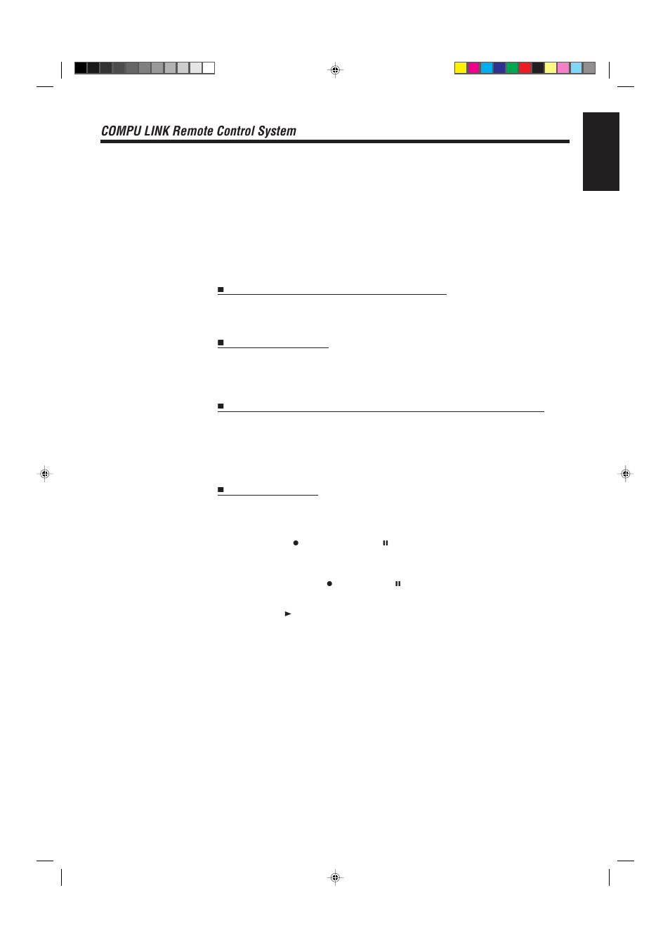 Compu link remote control system, English | JVC AX-V55BK User Manual | Page 25 / 30