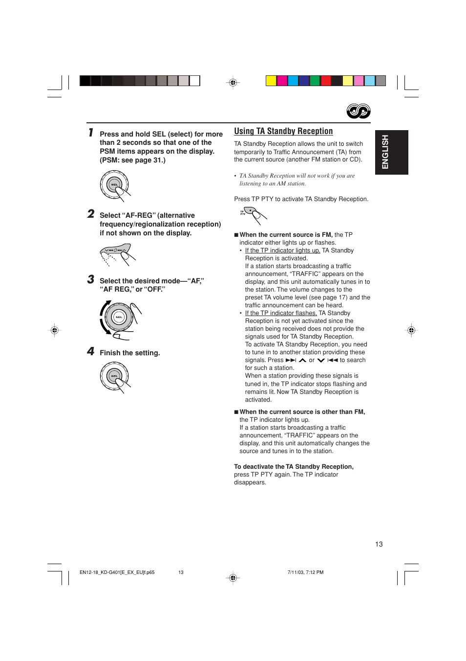 JVC KD-G401 User Manual | Page 13 / 44