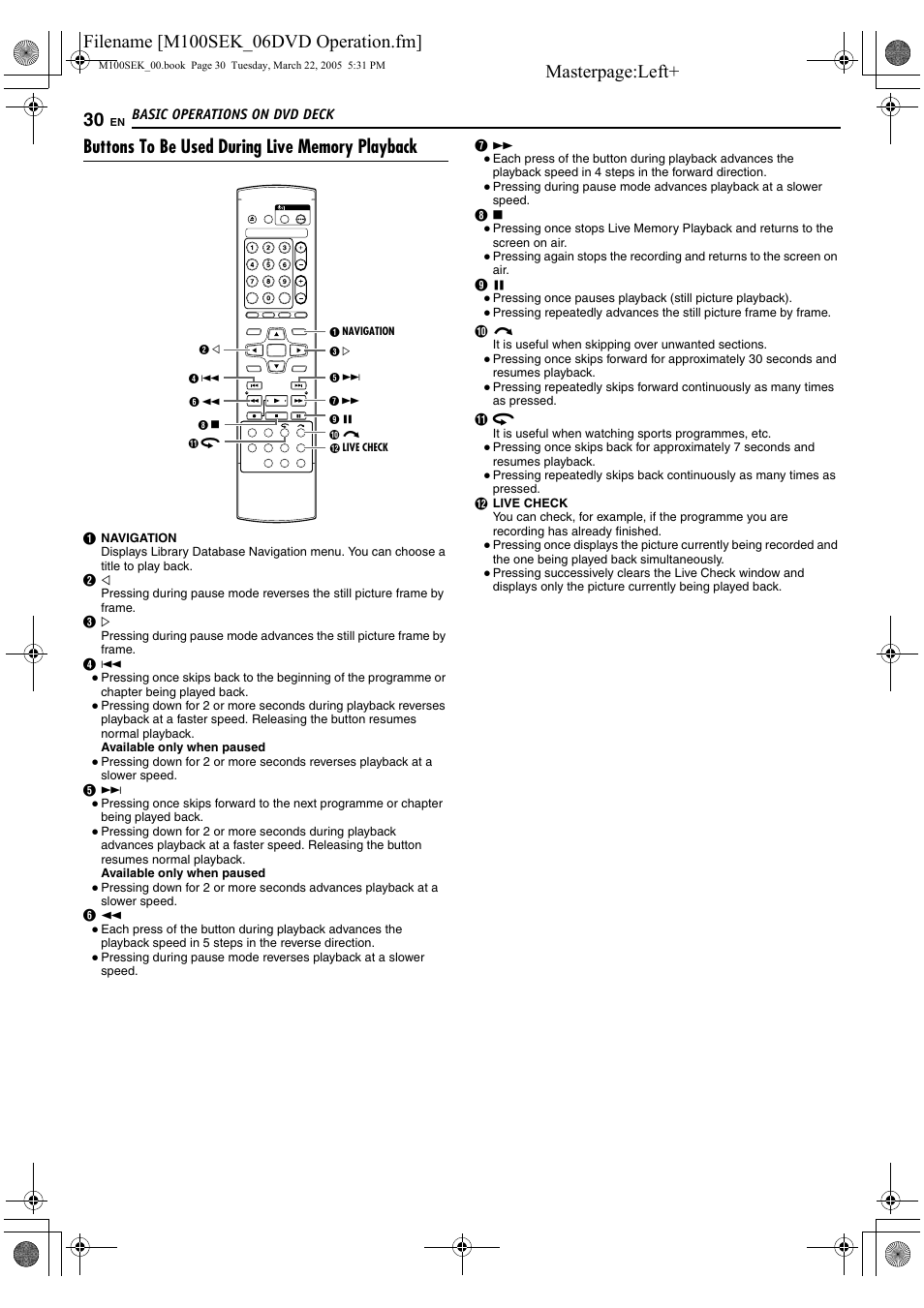 JVC DR-M100S User Manual | Page 30 / 80