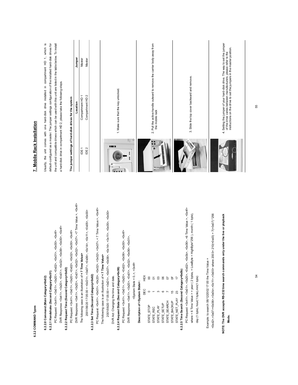 M obile rack inst allation | JVC VR601 User Manual | Page 28 / 42