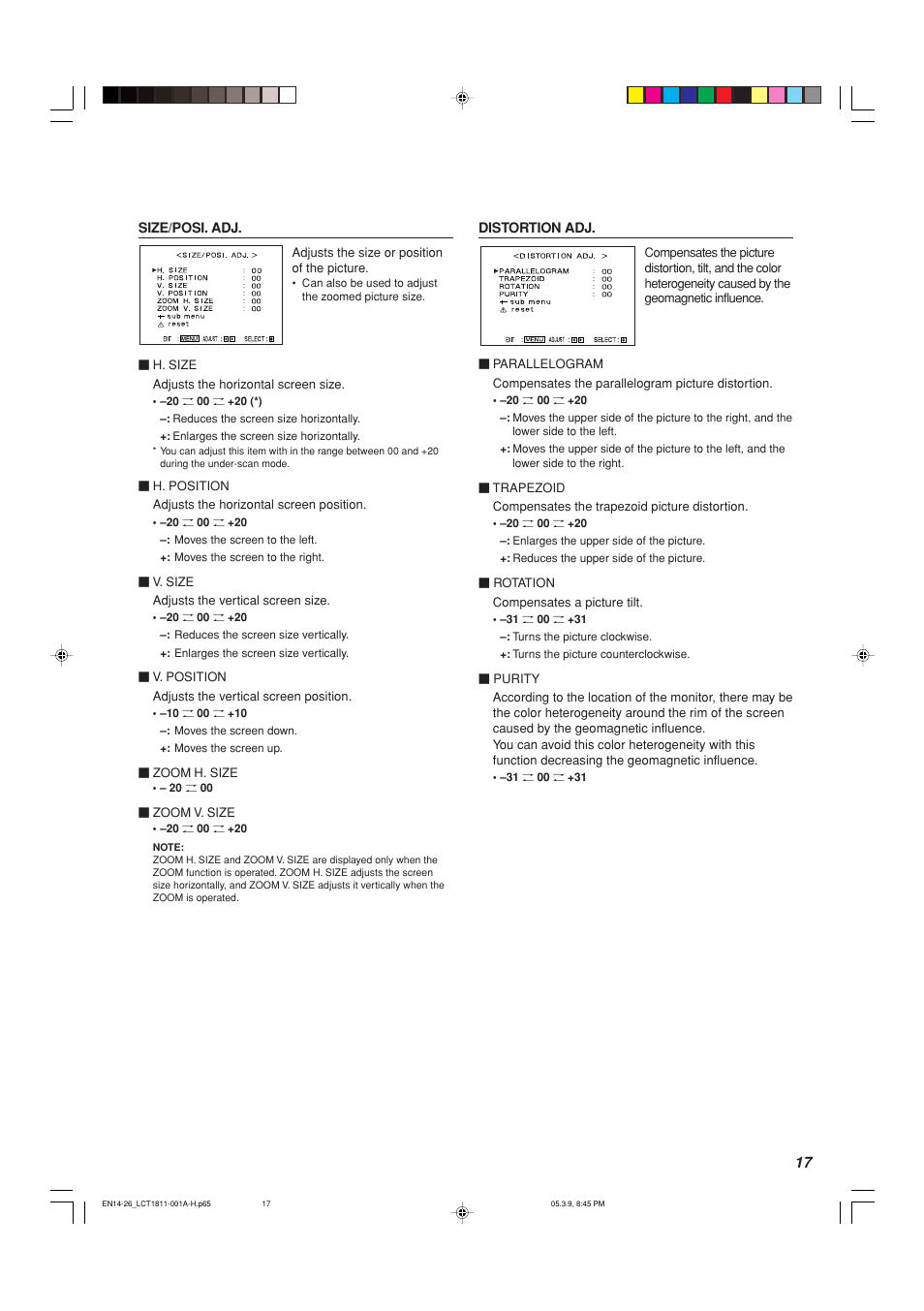 JVC DT-V100CG User Manual | Page 17 / 24