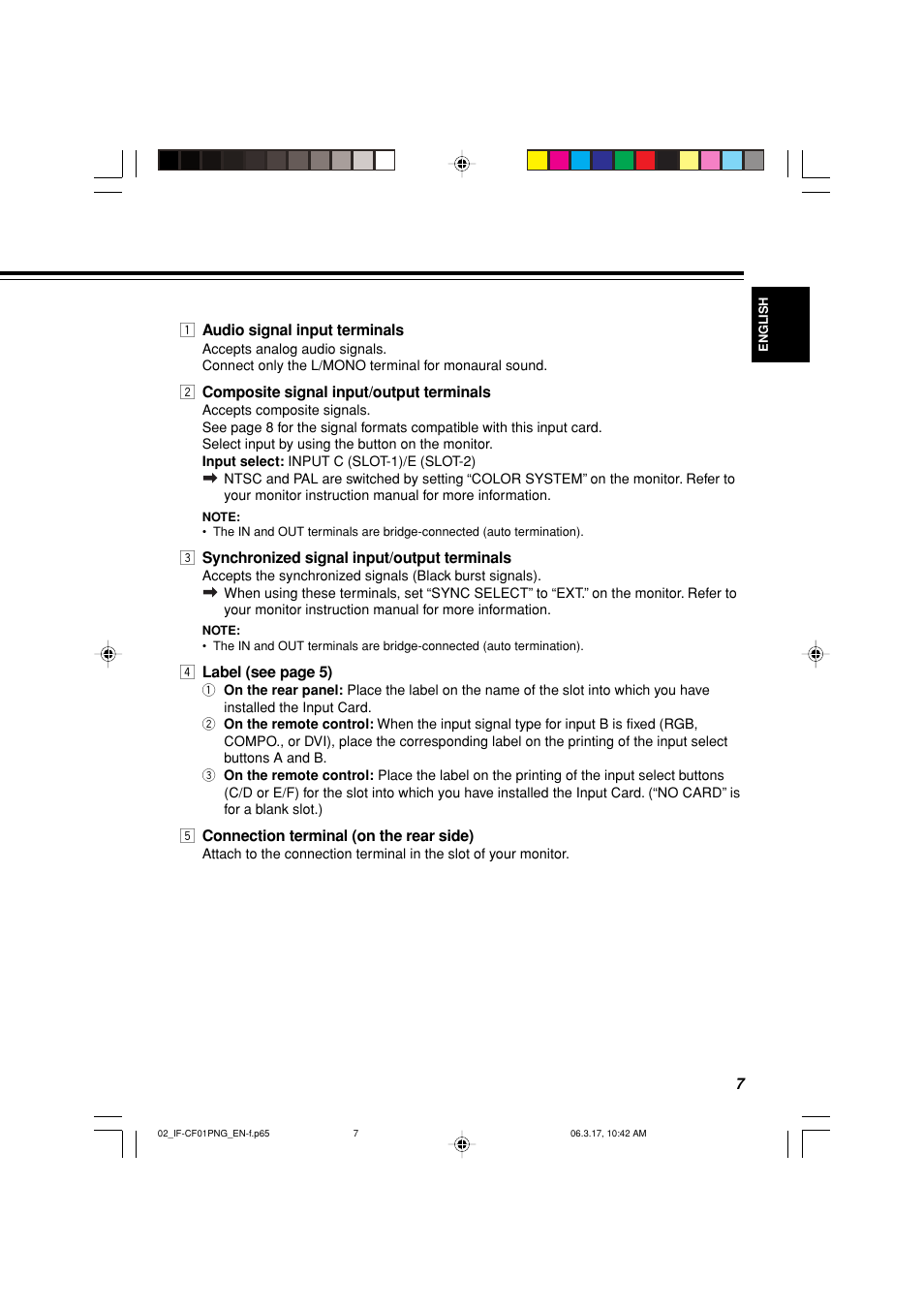 JVC IF-CF01PNG User Manual | Page 7 / 9