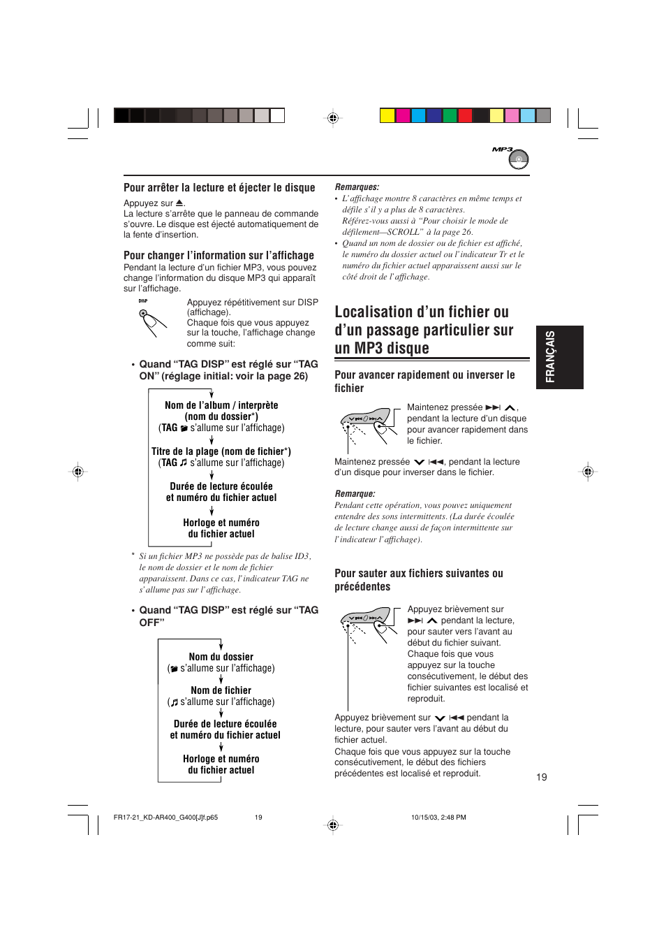 JVC KD-AR400 User Manual | Page 91 / 111