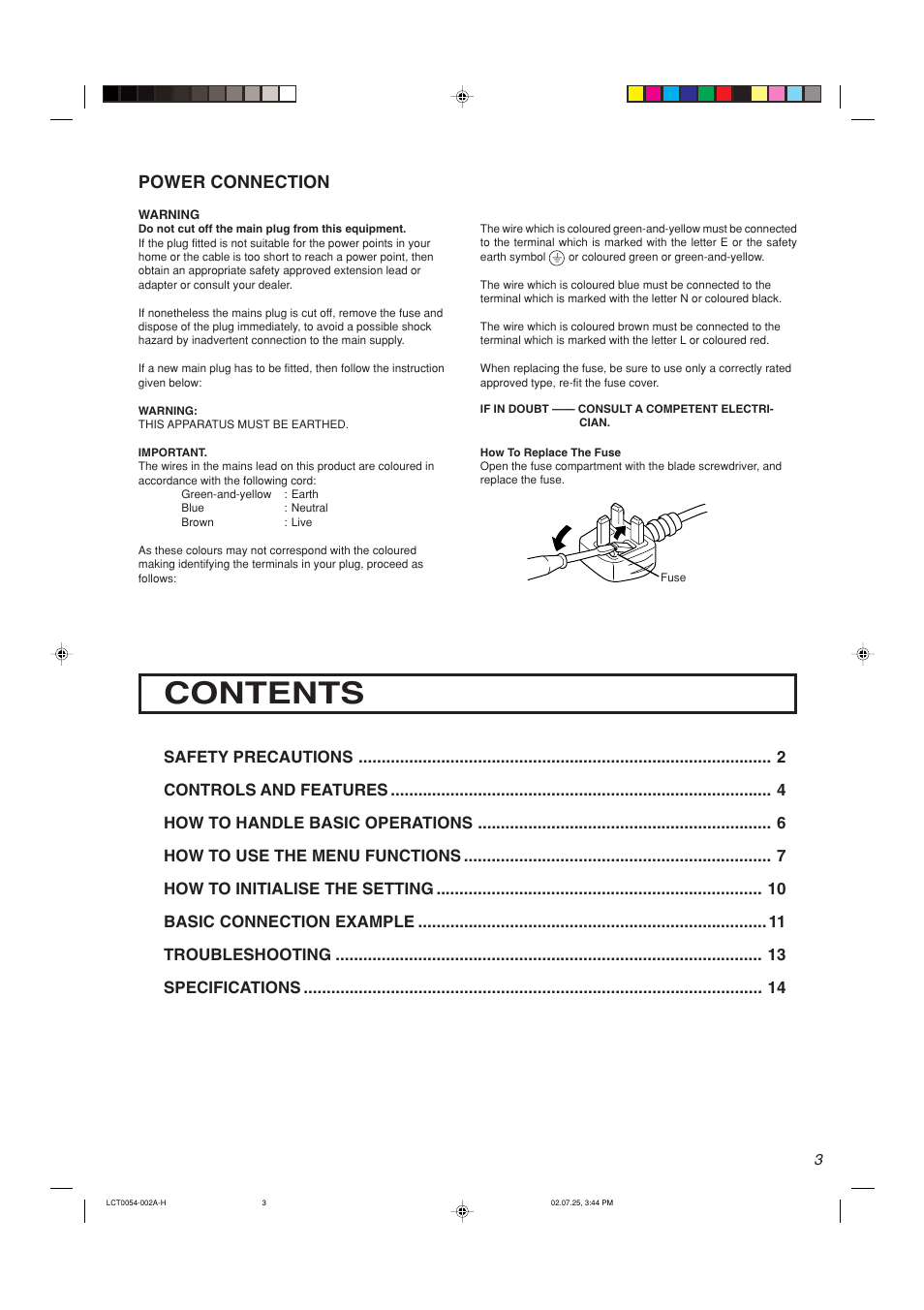 JVC TM-2100PN-K User Manual | Page 3 / 16