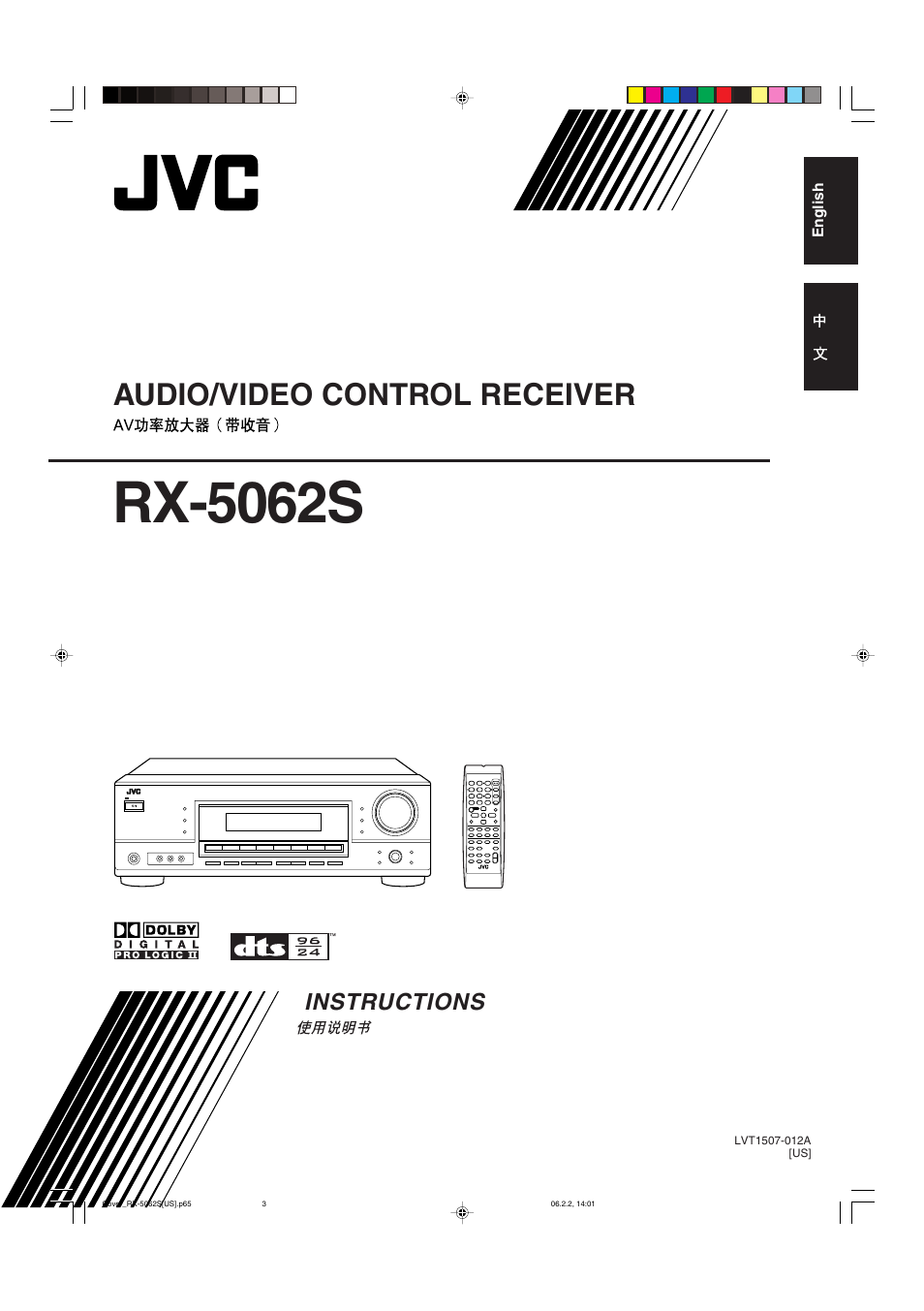 JVC RX-5062S User Manual | 35 pages