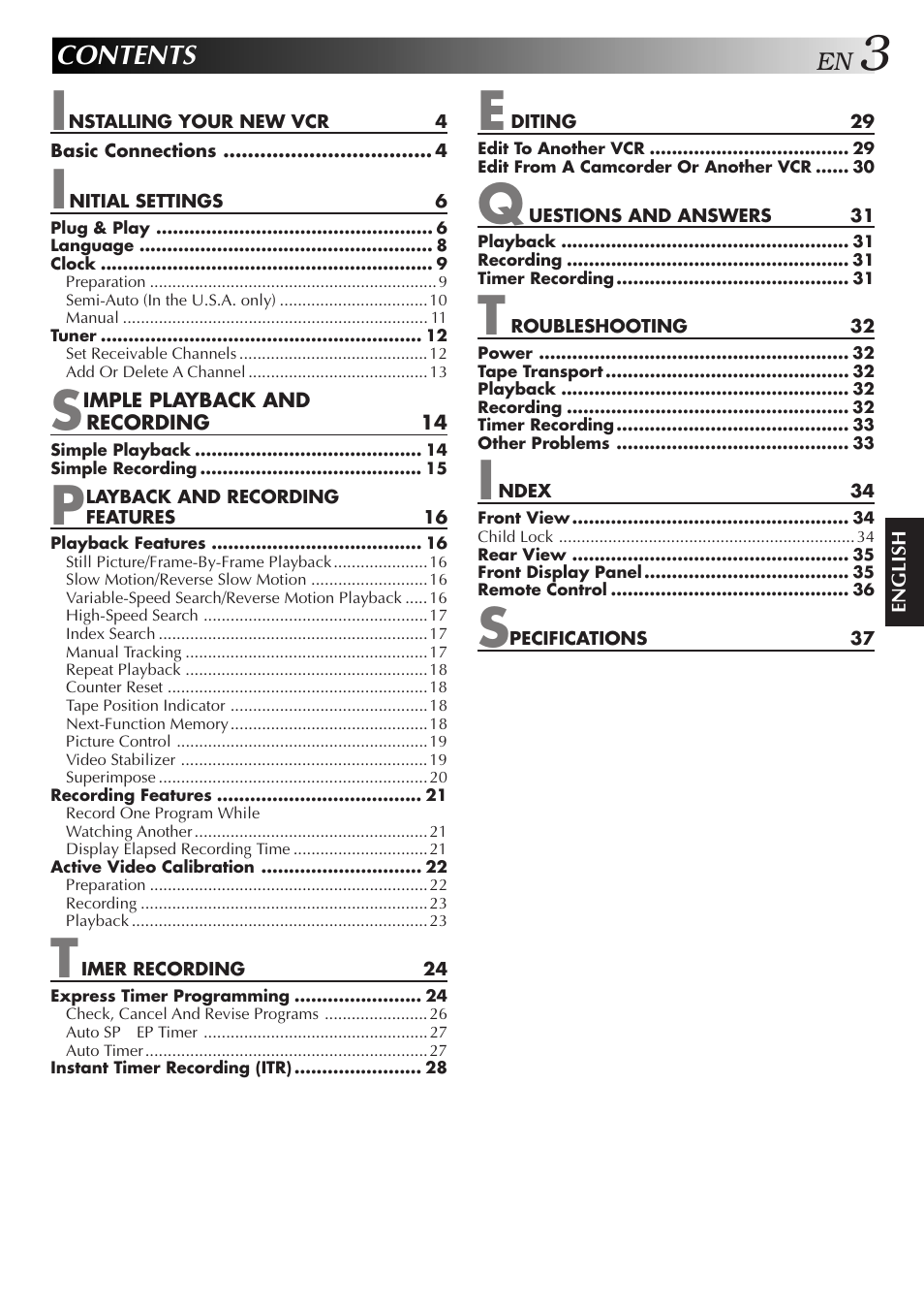 JVC HR-J3006UM User Manual | Page 39 / 76