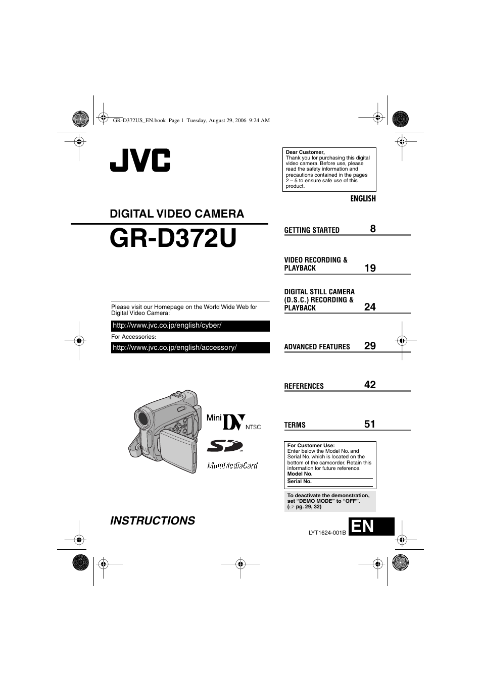 JVC LYT1624-001B User Manual | 104 pages