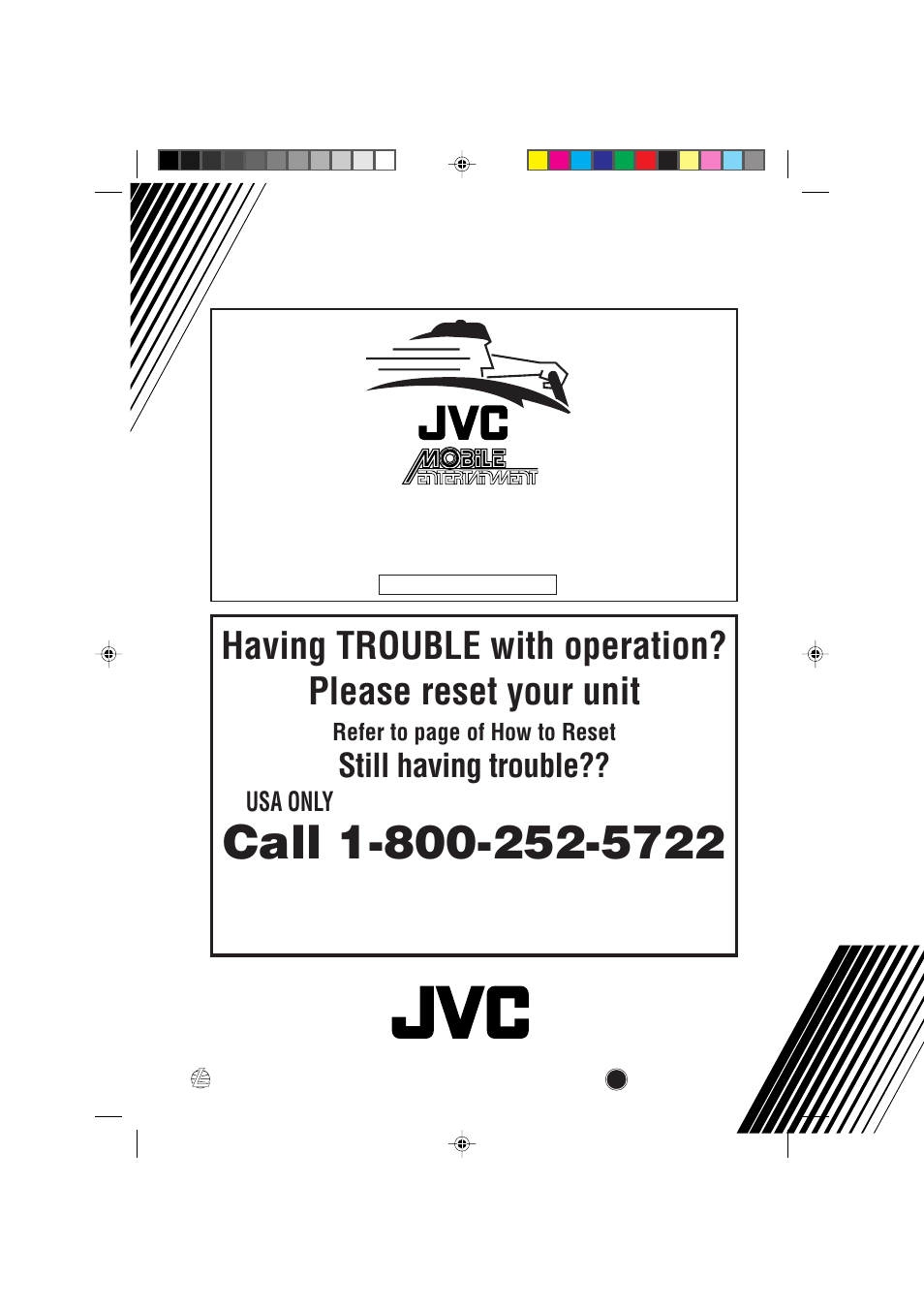 Still having trouble, We can help you, Usa only | JVC GET0091-001A User Manual | Page 38 / 38