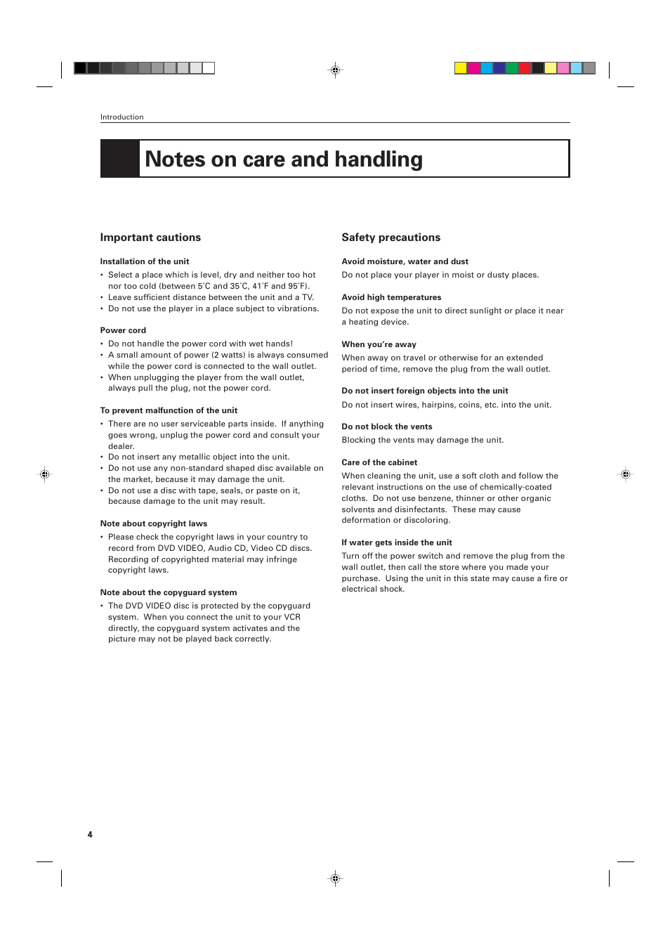 JVC XV-D701BK User Manual | Page 8 / 108