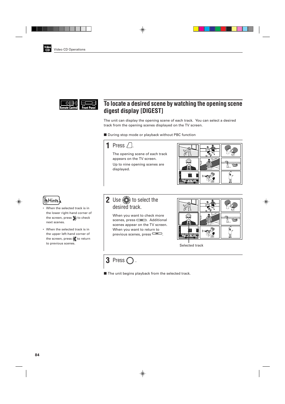 Press, Use to select the desired track | JVC XV-D701BK User Manual | Page 88 / 108