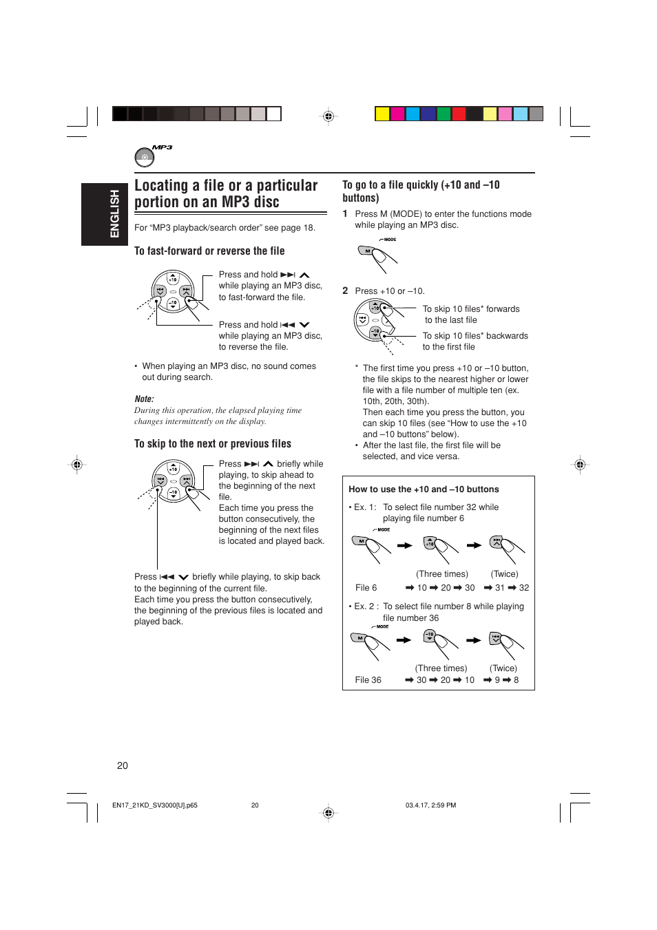 JVC LVT1003-001B User Manual | Page 20 / 37