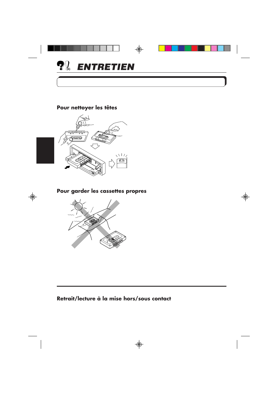 Entretien, Pour prolonger la durée de vie de l’appareil | JVC KS-FX850R User Manual | Page 134 / 182