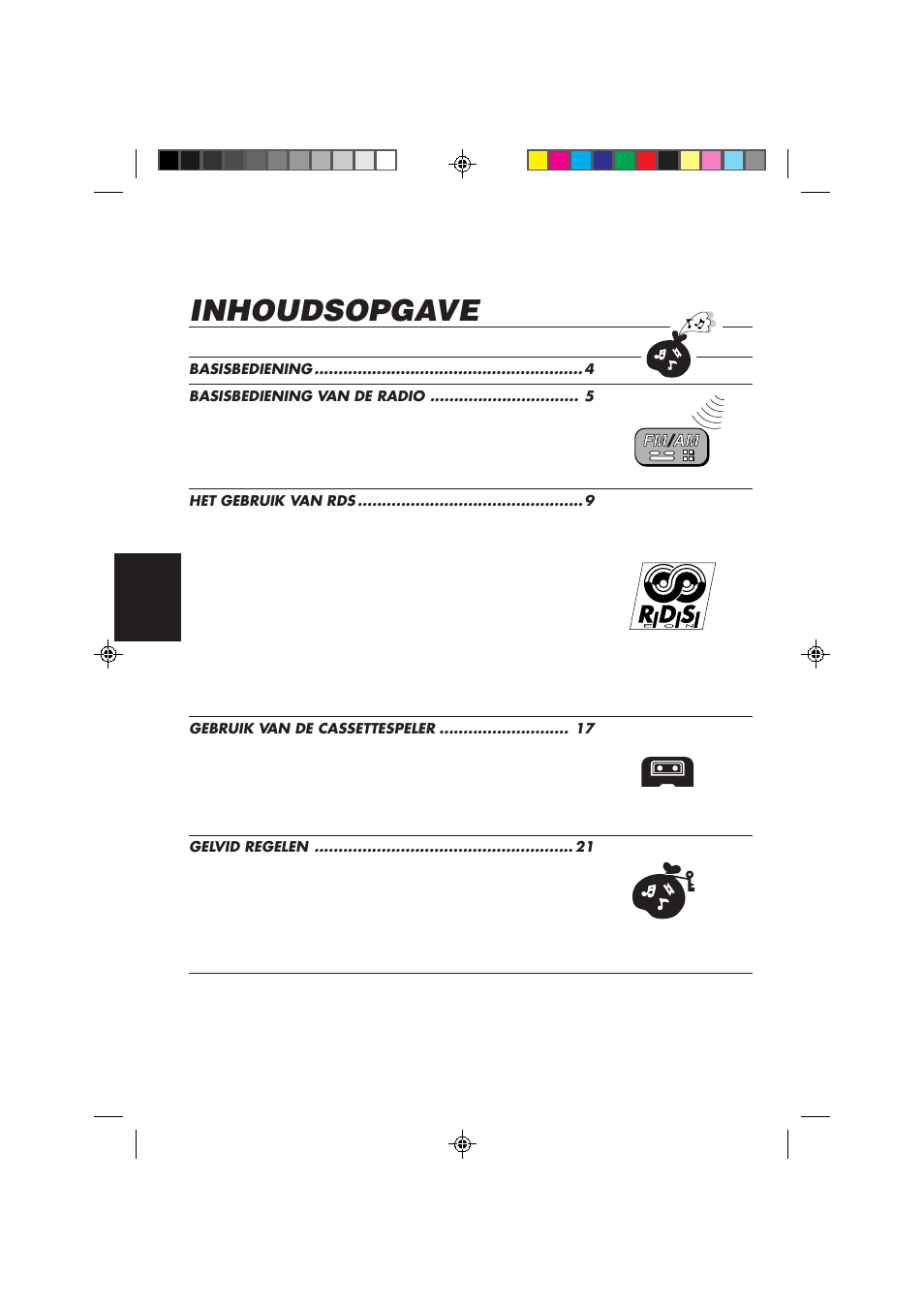 Inhoudsopgave | JVC KS-FX850R User Manual | Page 137 / 182