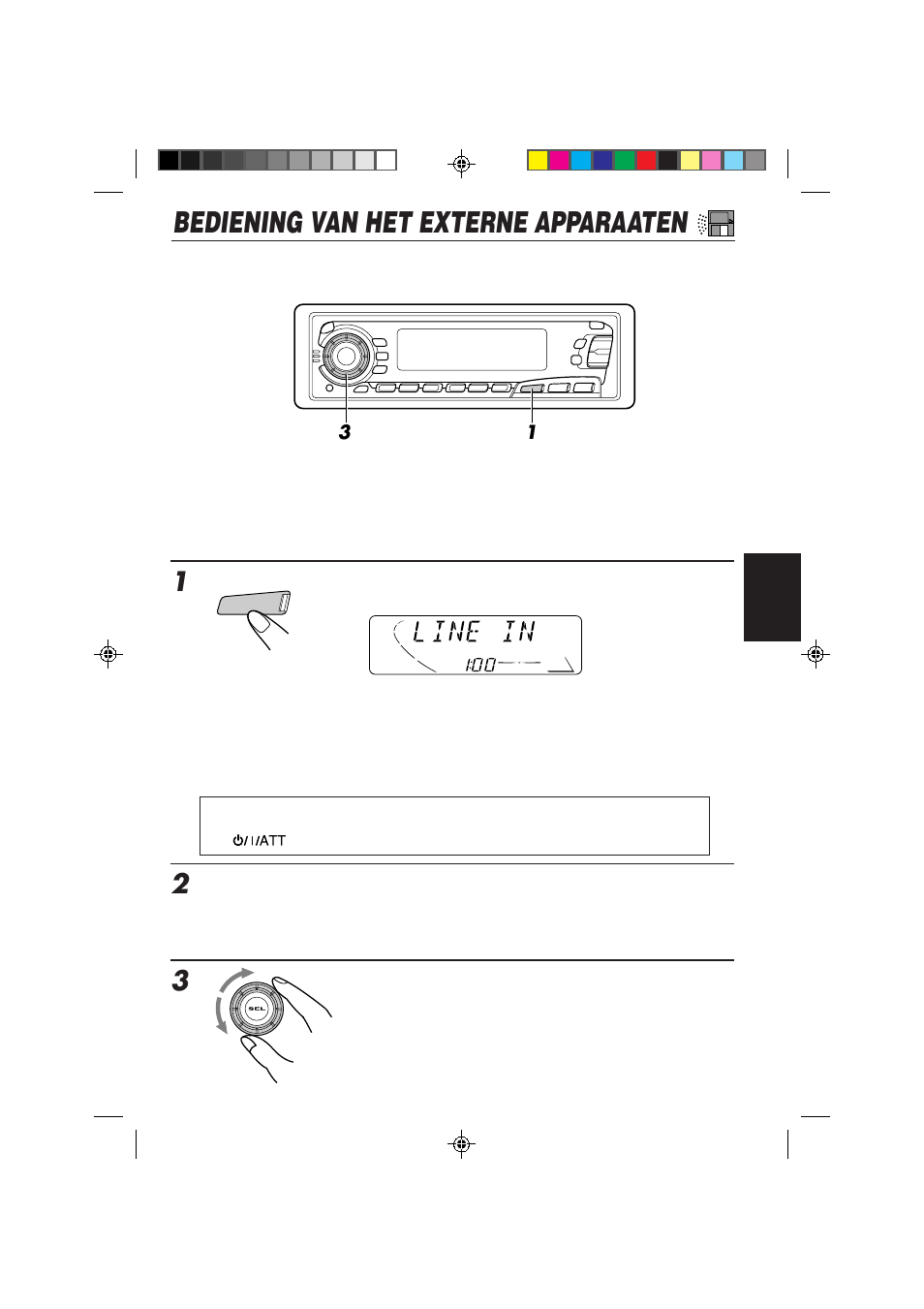 Bediening van het externe apparaaten | JVC KS-FX850R User Manual | Page 172 / 182