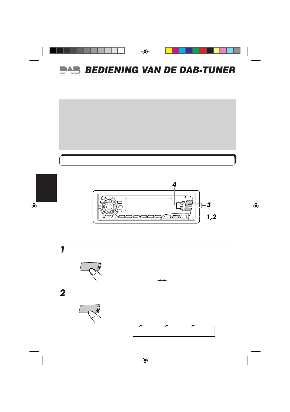 Bediening van de dab-tuner | JVC KS-FX850R User Manual | Page 173 / 182