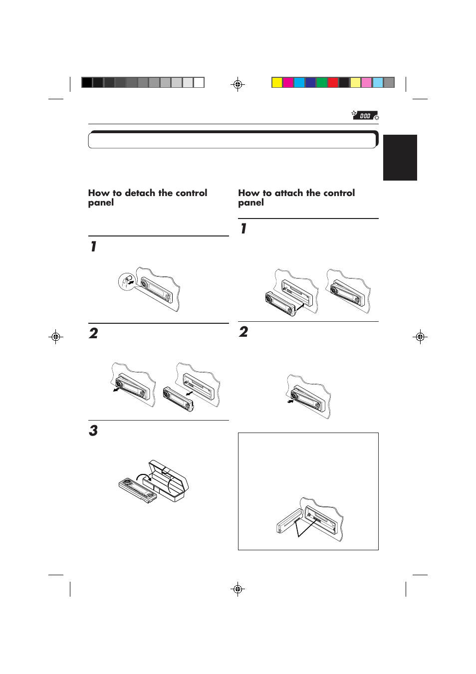 Detaching the control panel | JVC KS-FX850R User Manual | Page 31 / 182