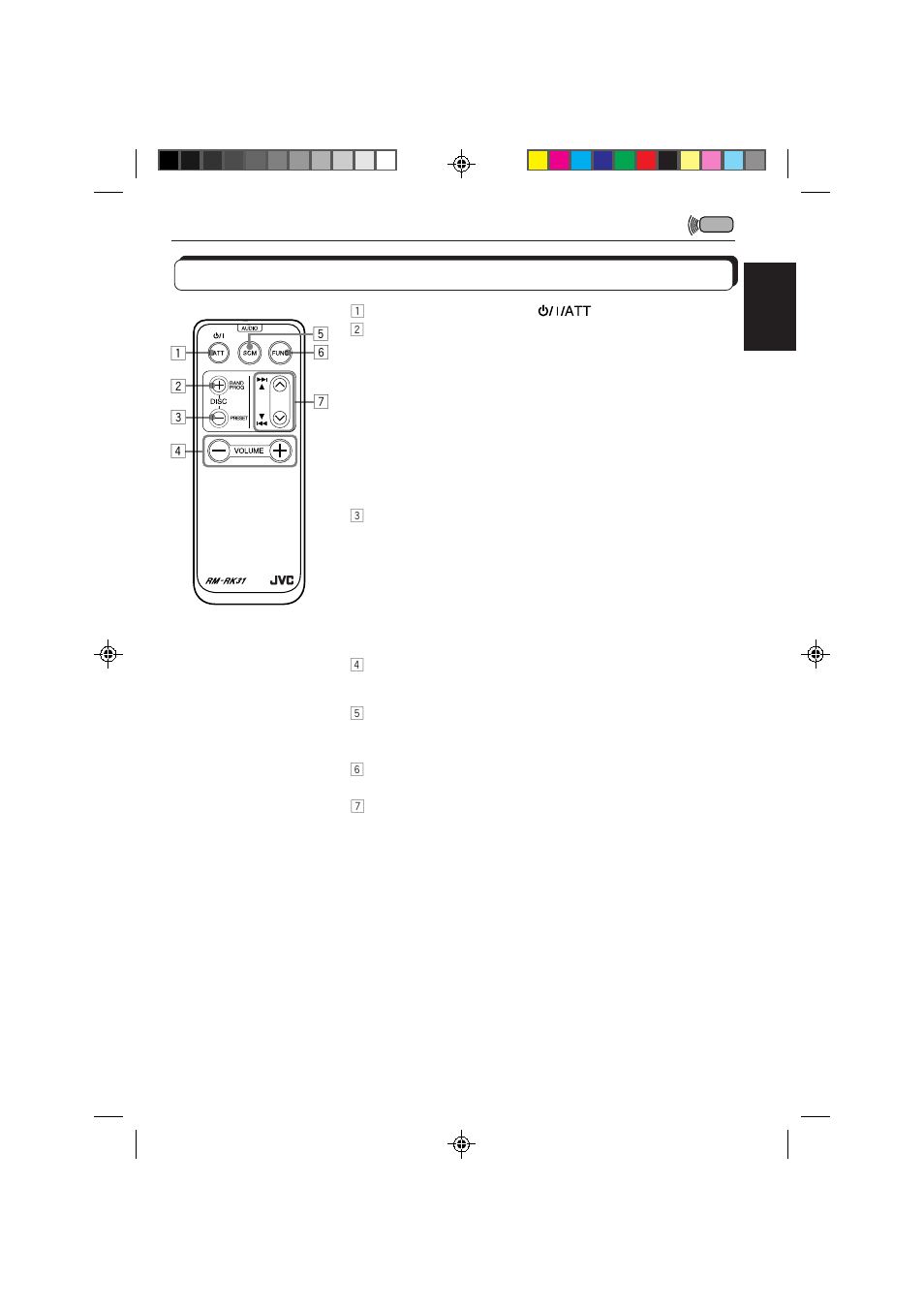 Using the remote controller | JVC KS-FX850R User Manual | Page 33 / 182