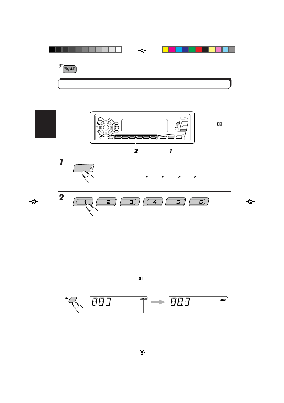 Anwahl eines vorabgestimmten senders | JVC KS-FX850R User Manual | Page 53 / 182