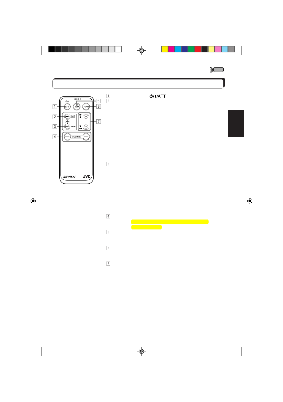 Verwendung der fernbedieneinheit | JVC KS-FX850R User Manual | Page 78 / 182