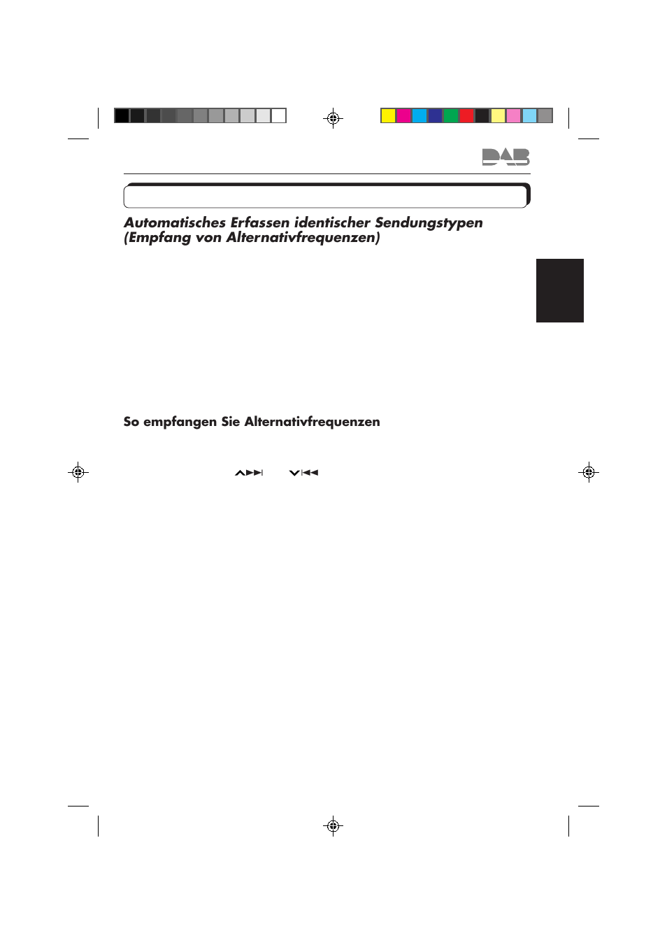 Welche weiteren möglichkeiten bietet dab | JVC KS-FX850R User Manual | Page 88 / 182