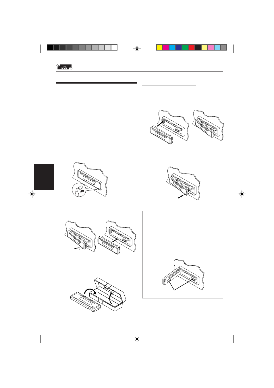 Bedieningspaneel verwijderen | JVC KD-S733R User Manual | Page 102 / 106