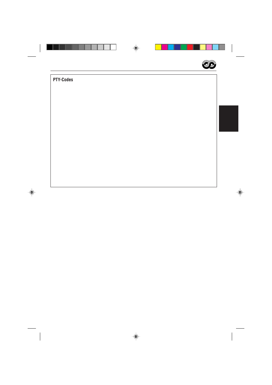 Deutsch, Pty-codes | JVC KD-S733R User Manual | Page 41 / 106