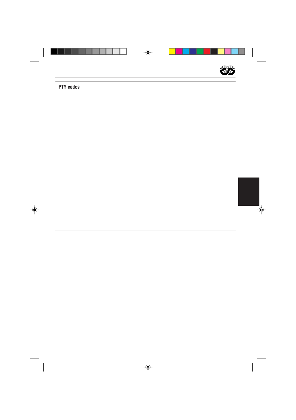 Nederlands pty-codes | JVC KD-S733R User Manual | Page 93 / 106
