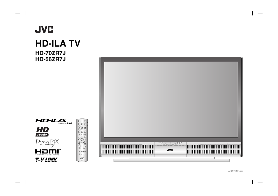 JVC DynaPix HD-56ZR7J User Manual | 24 pages