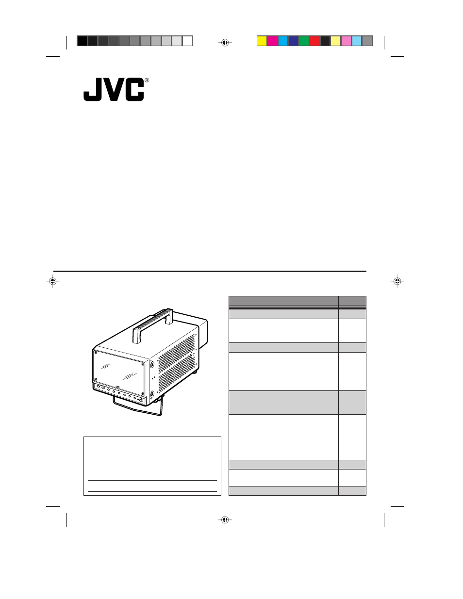 JVC TM-L450TU User Manual | 24 pages