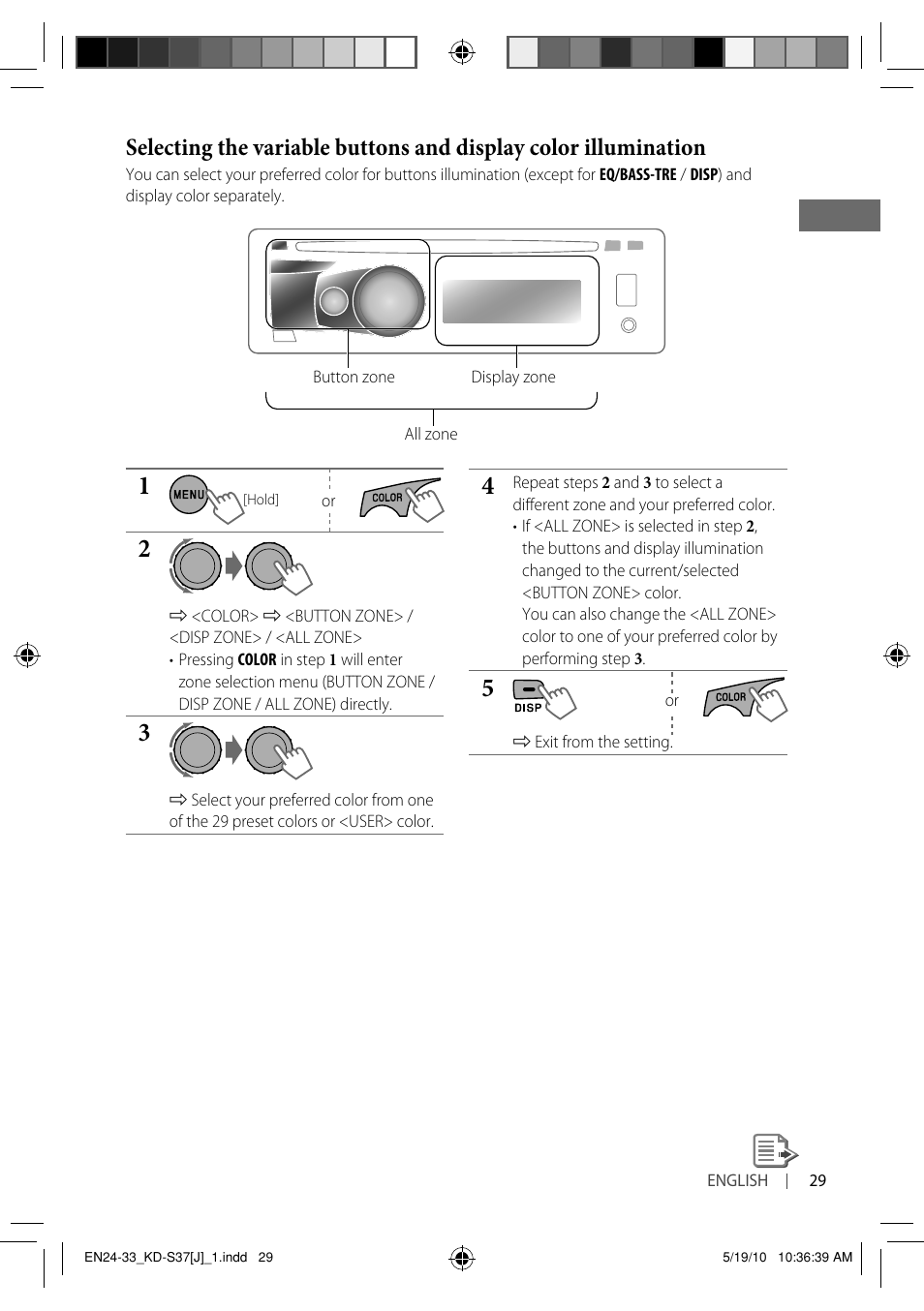 JVC KD-S37 User Manual | Page 29 / 87