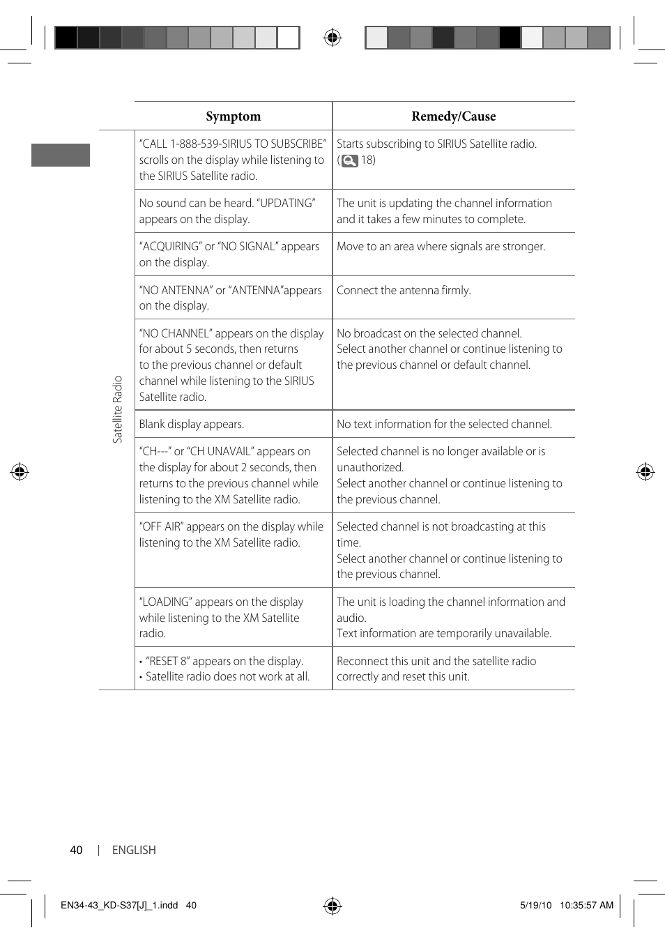 JVC KD-S37 User Manual | Page 40 / 87