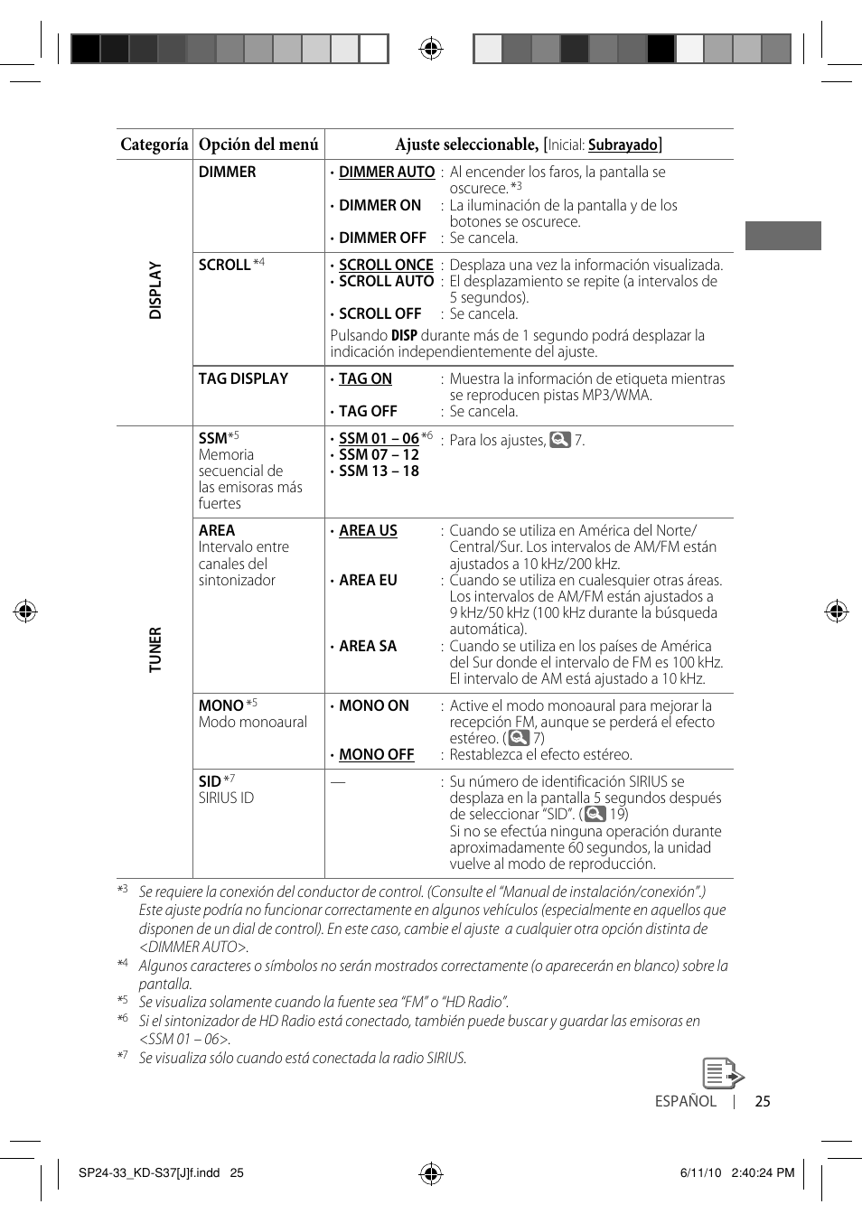 JVC KD-S37 User Manual | Page 67 / 87