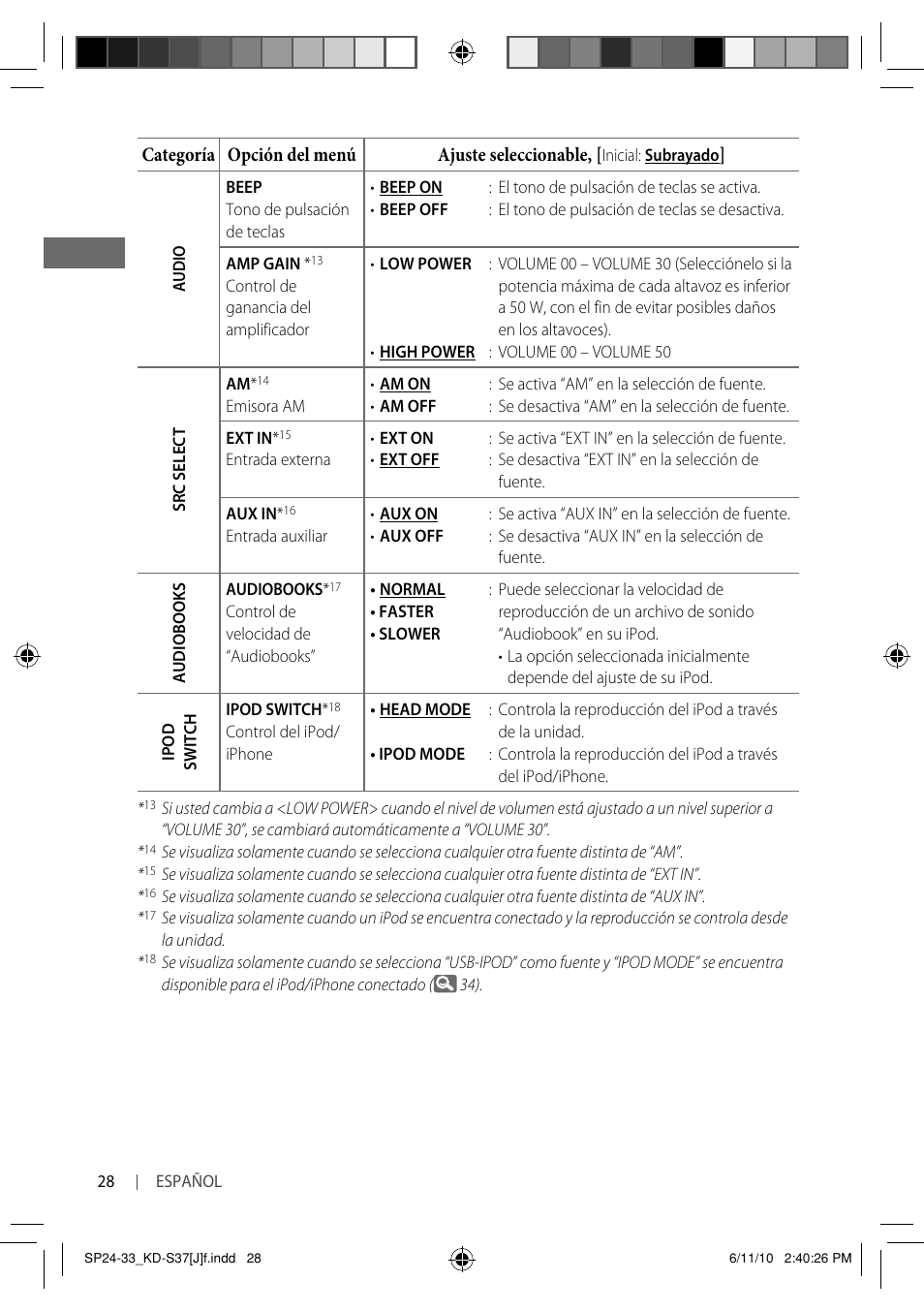 JVC KD-S37 User Manual | Page 70 / 87