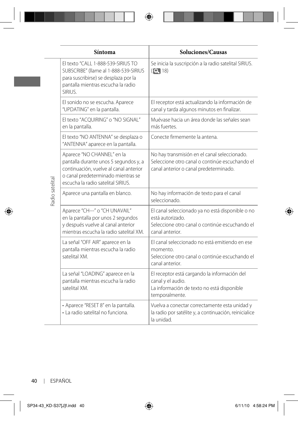 JVC KD-S37 User Manual | Page 82 / 87