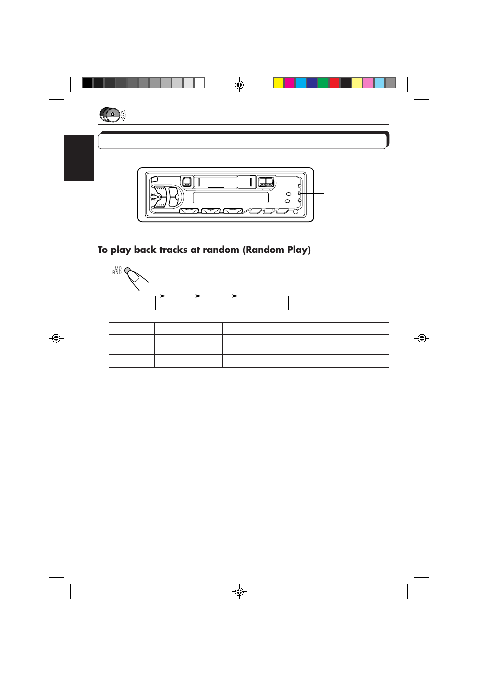 Selecting cd playback modes | JVC KS-FX433R User Manual | Page 26 / 30