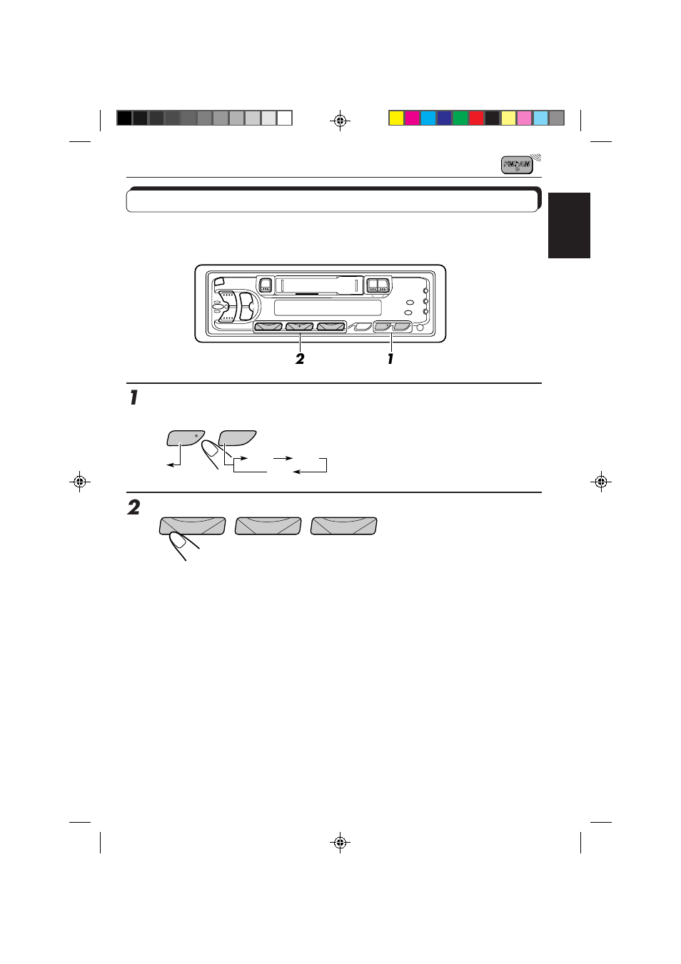 Tuning into a preset station | JVC KS-FX433R User Manual | Page 7 / 30