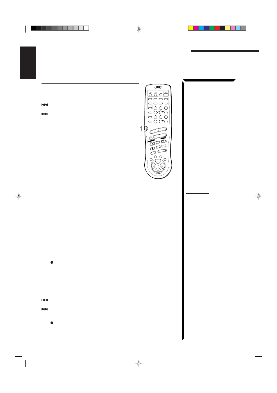 Operating jvc’s audio/video components, English | JVC RX-884PBK User Manual | Page 62 / 72