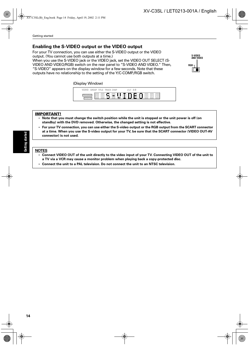 JVC LET0213-001A User Manual | Page 16 / 62