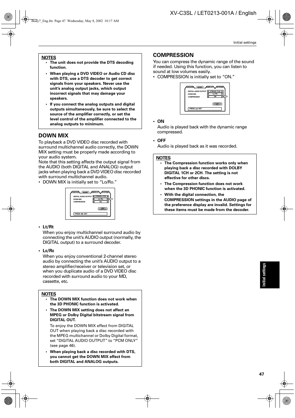 Compression | JVC LET0213-001A User Manual | Page 49 / 62