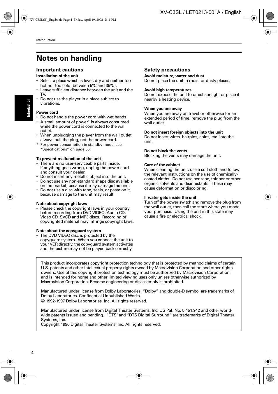 JVC LET0213-001A User Manual | Page 6 / 62