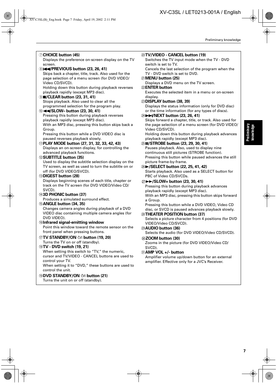 JVC LET0213-001A User Manual | Page 9 / 62