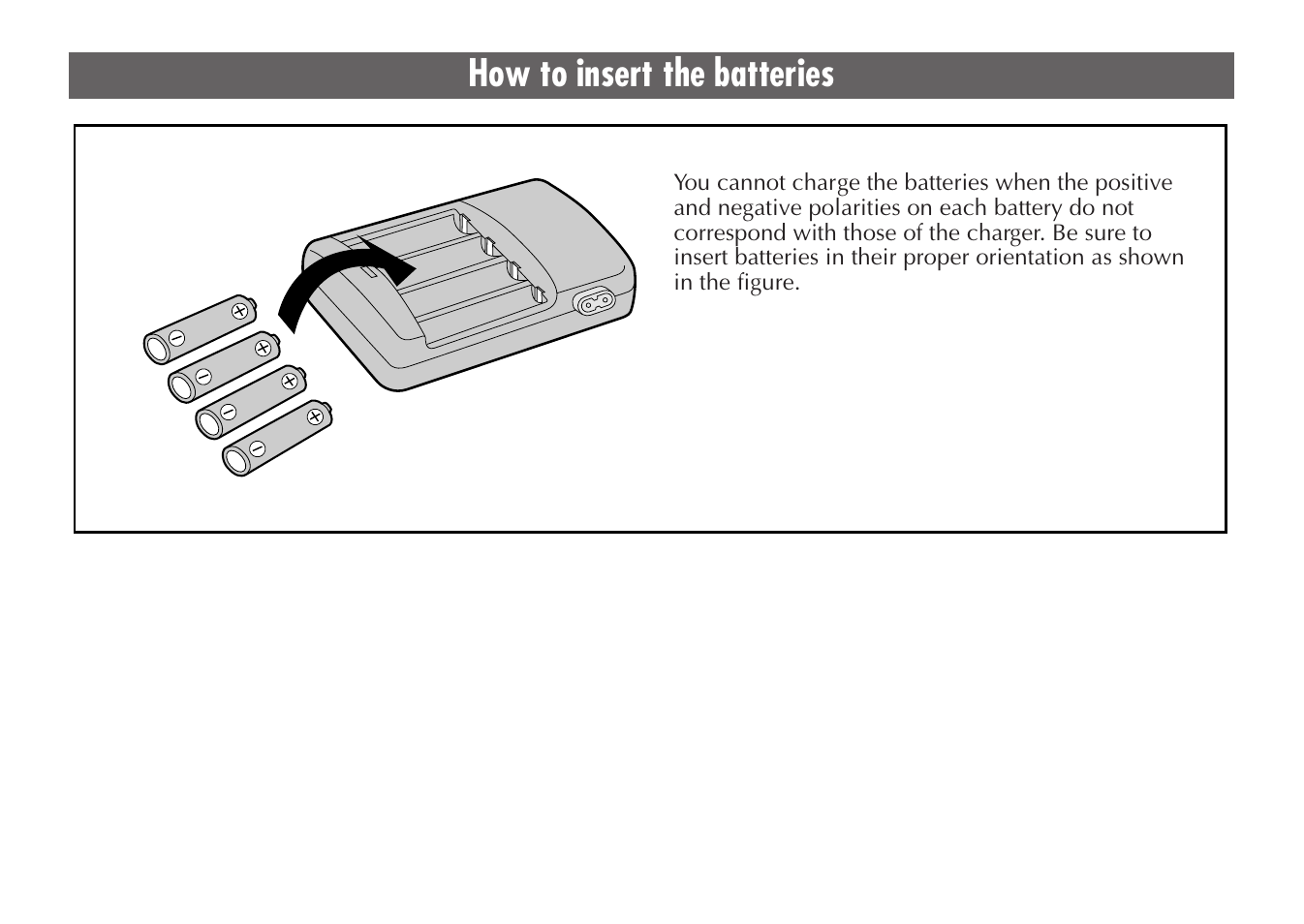 How to insert the batteries | JVC BH-VC20EG/EK User Manual | Page 8 / 32