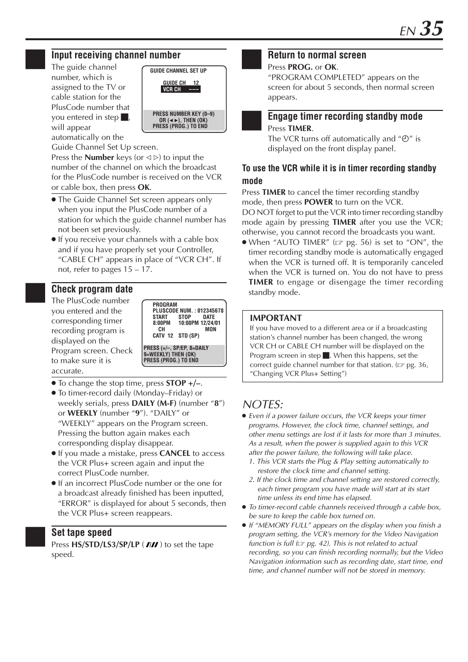 JVC HM-DH30000U User Manual | Page 35 / 84